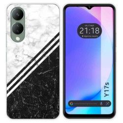 Funda Silicona para Vivo Y17s diseño Mármol 01 Dibujos