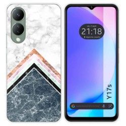 Funda Silicona para Vivo Y17s diseño Mármol 05 Dibujos