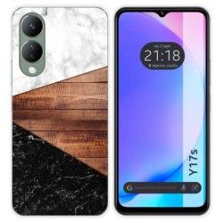 Funda Silicona para Vivo Y17s diseño Mármol 11 Dibujos
