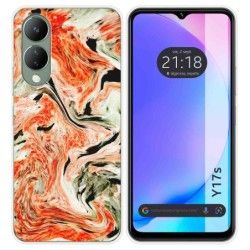 Funda Silicona para Vivo Y17s diseño Mármol 12 Dibujos