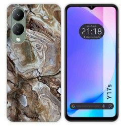Funda Silicona para Vivo Y17s diseño Mármol 14 Dibujos