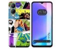 Funda Silicona para Vivo Y17s diseño Comic Dibujos