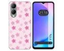 Funda Silicona para Vivo Y17s diseño Flores Dibujos