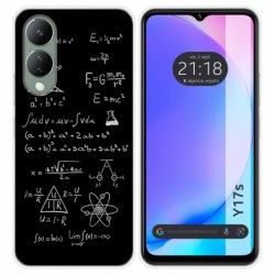 Funda Silicona para Vivo Y17s diseño Formulas Dibujos