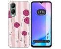 Funda Silicona para Vivo Y17s diseño Flores Vintage Dibujos