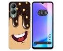 Funda Silicona para Vivo Y17s diseño Helado Chocolate Dibujos