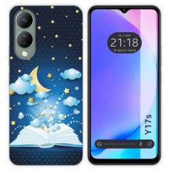Funda Silicona para Vivo Y17s diseño Libro Cuentos Dibujos