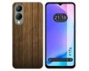 Funda Silicona para Vivo Y17s diseño Madera Dibujos
