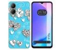 Funda Silicona para Vivo Y17s diseño Mariposas Dibujos
