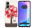 Funda Silicona para Vivo Y17s diseño Pajaritos Dibujos
