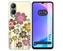 Funda Silicona para Vivo Y17s diseño Primavera En Flor Dibujos