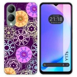 Funda Silicona para Vivo Y17s diseño Radial Dibujos