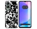 Funda Silicona para Vivo Y17s diseño Snow Camuflaje Dibujos