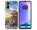 Funda Silicona para Vivo Y17s diseño Sunset Dibujos