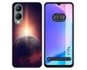Funda Silicona para Vivo Y17s diseño Tierra Dibujos