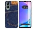 Funda Silicona para Vivo Y17s diseño Vaquero Dibujos