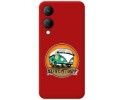 Funda Silicona Líquida Roja para Vivo Y17s diseño Adventure Dibujos