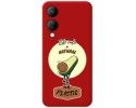 Funda Silicona Líquida Roja para Vivo Y17s diseño Culo Natural Dibujos