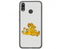 Funda Gel Tpu para Huawei P20 Lite Diseño Leones Dibujos