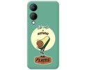 Funda Silicona Líquida Verde para Vivo Y17s diseño Culo Natural Dibujos
