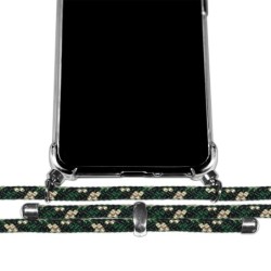 Personaliza tu Funda Colgante Transparente para Vivo Y17s con Cordon Verde / Dorado Dibujo Personalizada 2