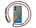 Personaliza tu Funda Colgante Transparente para Vivo Y17s con Cordon Rosa / Dorado Dibujo Personalizada