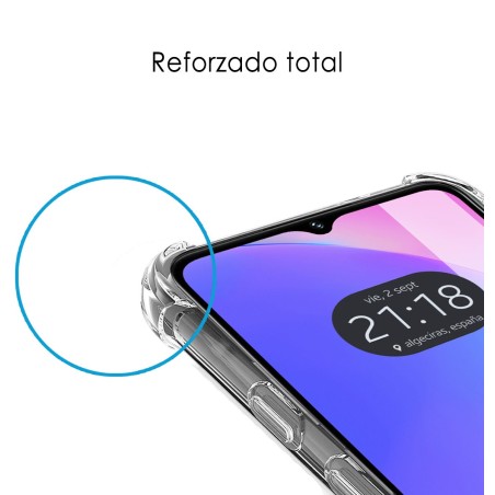 Funda Silicona Antigolpes Transparente para Vivo Y17s