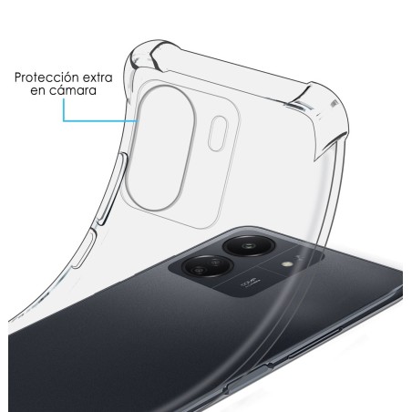 Funda Silicona Antigolpes Transparente para Xiaomi Redmi 13C