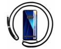 Funda Colgante Transparente para Xiaomi Redmi 13C con Cordon Negro