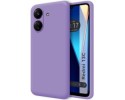 Funda Silicona Líquida Ultra Suave para Xiaomi Redmi 13C color Morada
