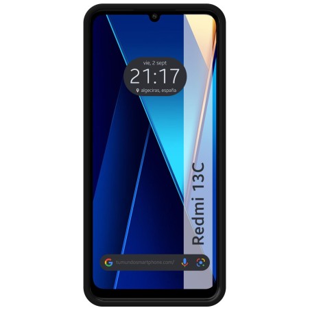 Funda Silicona Líquida Ultra Suave para Xiaomi Redmi 13C color Negra