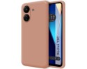 Funda Silicona Líquida Ultra Suave para Xiaomi Redmi 13C color Rosa