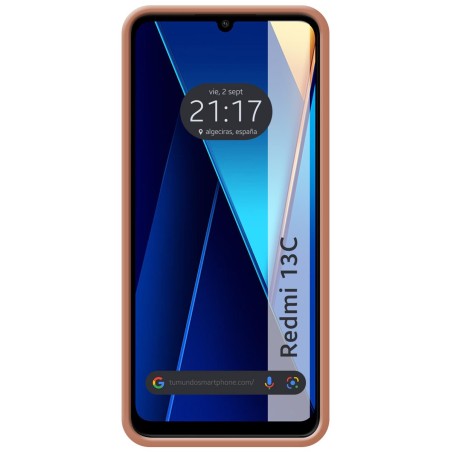 Funda Silicona Líquida Ultra Suave para Xiaomi Redmi 13C color Rosa
