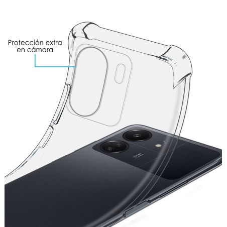Funda Silicona Antigolpes Transparente para Xiaomi Poco C65