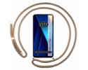 Funda Colgante Transparente para Xiaomi Poco C65 con Cordon Camel