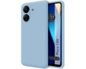 Funda Silicona Líquida Ultra Suave para Xiaomi Poco C65 color Azul
