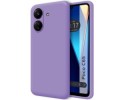 Funda Silicona Líquida Ultra Suave para Xiaomi Poco C65 color Morada
