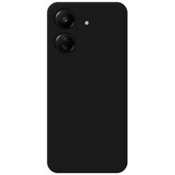 Funda Silicona Líquida Ultra Suave para Xiaomi Poco C65 color Negra 2
