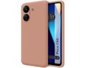 Funda Silicona Líquida Ultra Suave para Xiaomi Poco C65 color Rosa