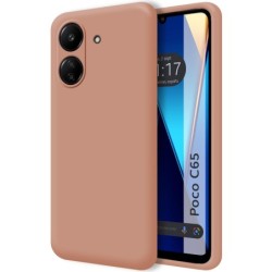 Funda Silicona Líquida Ultra Suave para Xiaomi Poco C65 color Rosa