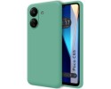 Funda Silicona Líquida Ultra Suave para Xiaomi Poco C65 color Verde