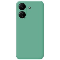 Funda Silicona Líquida Ultra Suave para Xiaomi Poco C65 color Verde 2