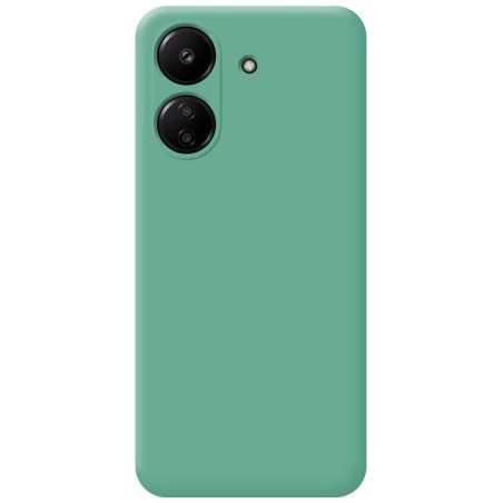 Funda Silicona Líquida Ultra Suave para Xiaomi Poco C65 color Verde