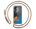 Personaliza tu Funda Colgante Transparente para Oppo A58 4G con Cordon Camel Dibujo Personalizada