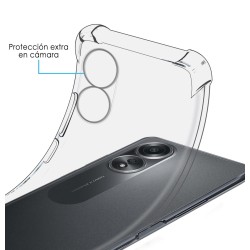 Funda Silicona Antigolpes Transparente para Oppo A58 4G 2