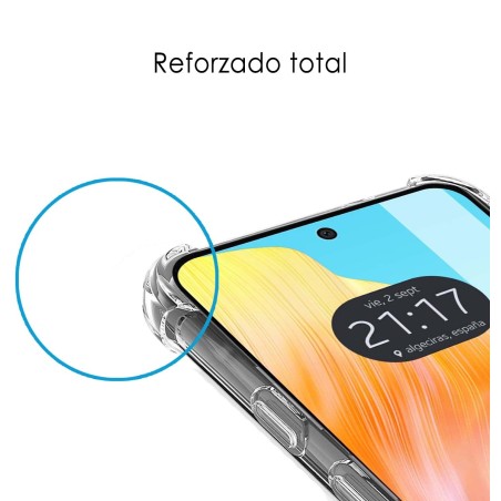 Funda Silicona Antigolpes Transparente para Oppo A58 4G