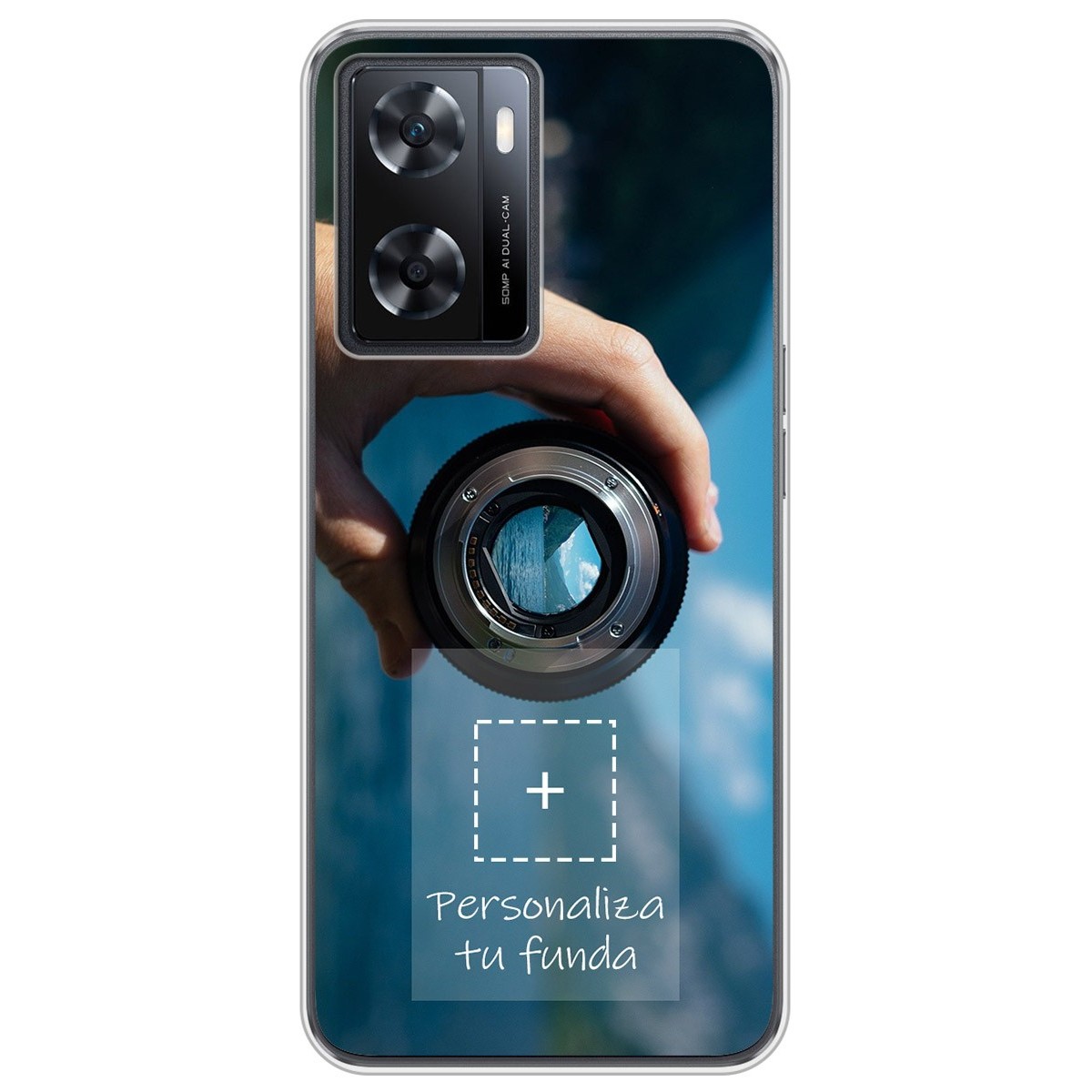 Personaliza tu Funda Silicona Gel Tpu Transparente con tu Fotografia para Oneplus Nord N20 SE Dibujo Personalizada