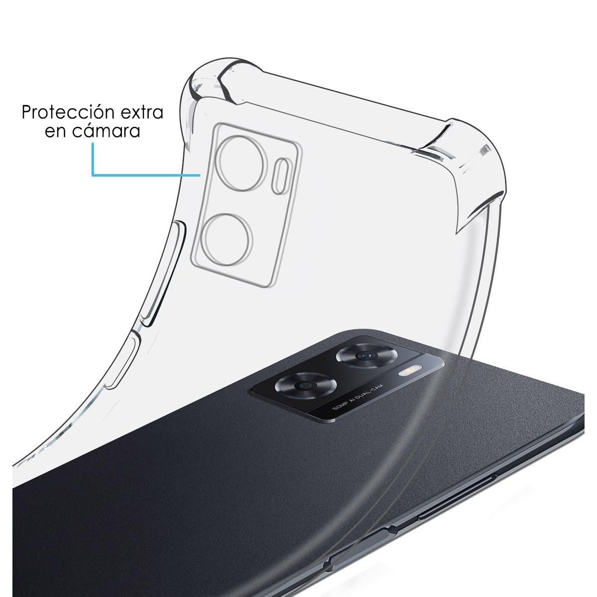 Funda Silicona Antigolpes Transparente para Oneplus Nord N20 SE