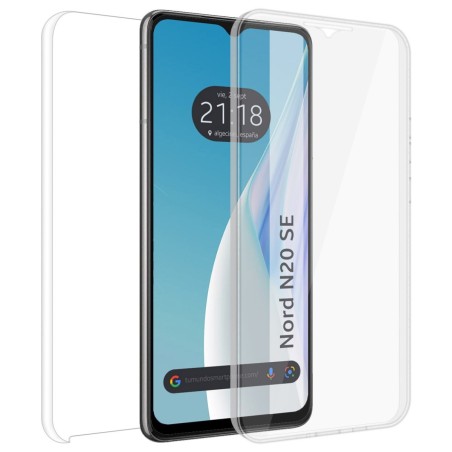 Funda Doble Transparente Pc + TPU Full Body 360 para Oneplus Nord N20 SE