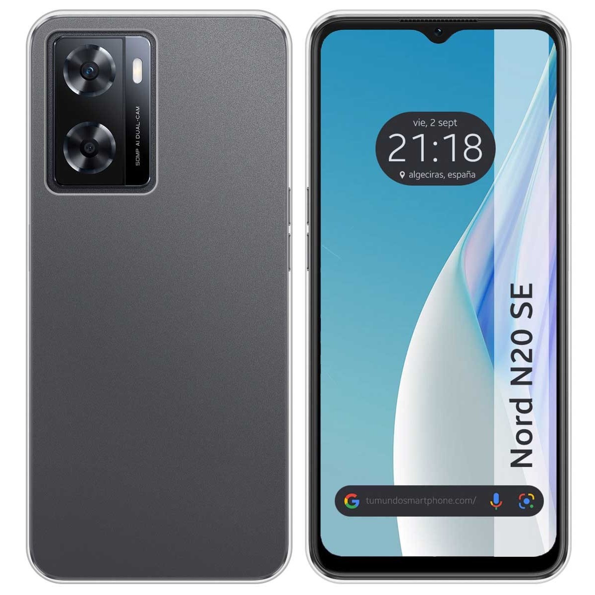 Funda Silicona Gel TPU Transparente para Oneplus Nord N20 SE